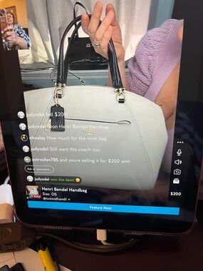 Coach Black And White Judy